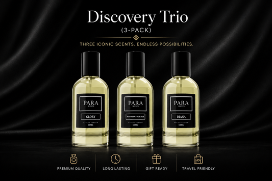 PACK OF 3 "DIANA + NOTORIOUS FOR HER + GLORY" 50ML